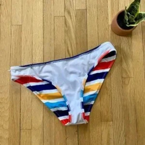 CUPSHE Candy Rainbow Halter Bikini Set Size M - Picture 8 of 12